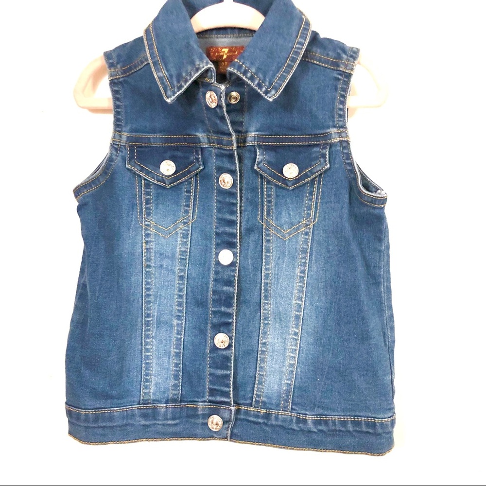 NWT 7 For All Mankind Denim Vest